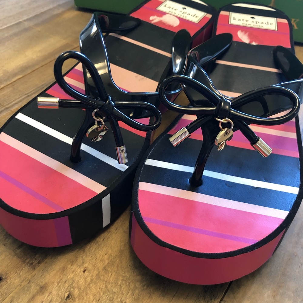 NIB! Kate Spade Rhett Wedge Sandals, Sz 9